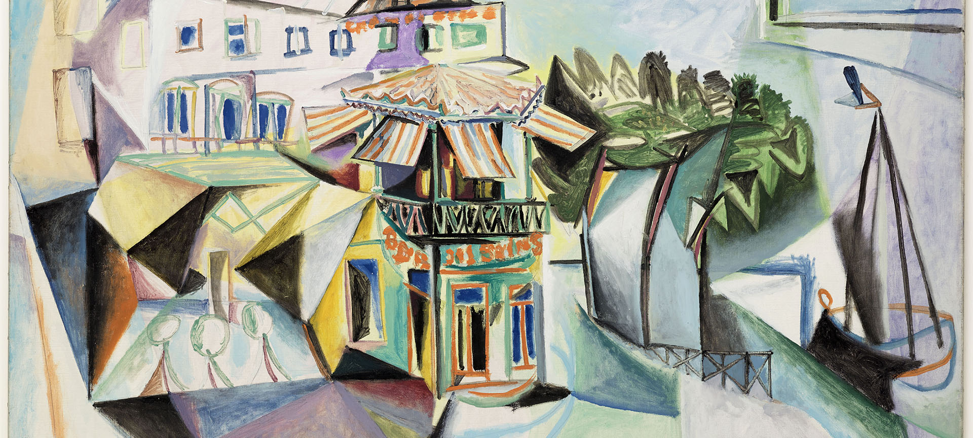 Pablo Picasso (1881-1973) Kawiarnia w Royan, 15 sierpnia 1940 r. – Olej na płótnie – Pablo Picasso (1881-1973) Kawiarnia w Royan, 15 sierpnia 1940 r. – Olej na płótnie –