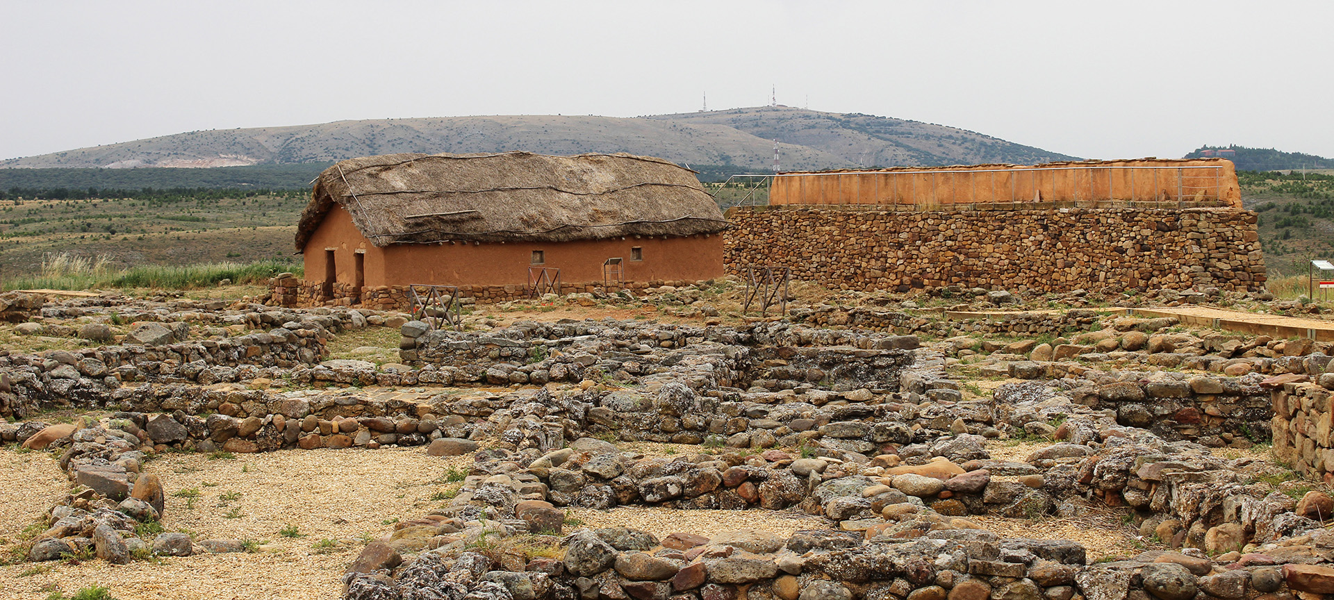 Ruinas del yacimiento arqueológico de Numancia, en Soria Ruinas del yacimiento arqueológico de Numancia, en Soria