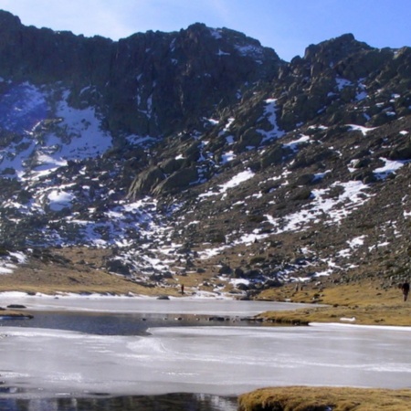 Los Pájaros lagoon in Peñalara Natural Park