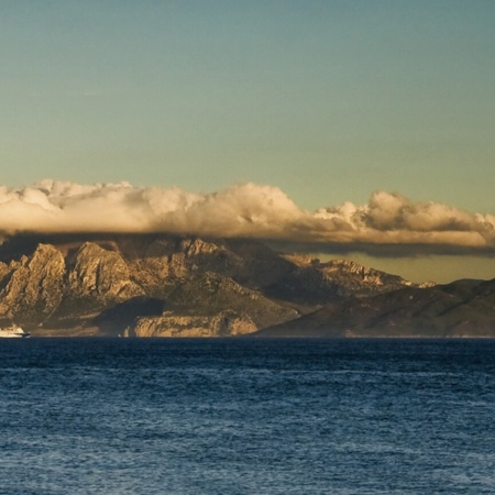 The Rif Mountains seen from the Intercontinental Biosphere Reserve of the Mediterranean