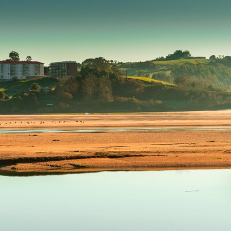 San Vicente de la Barquera Estuary. Oyambre Nature Reserve