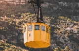 モンセラート山のゴンドラ