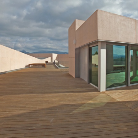 Terrasse du musée Universidad de Navarra