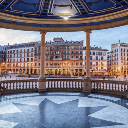 Plaza del Castillo di Pamplona-Iruña