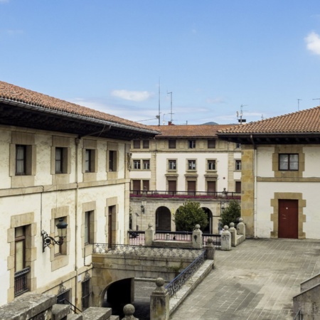 Casco antiguo de Gernika, en Bizkaia (País Vasco)