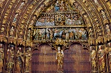 Fachada da Igreja de Santa María Reyes. Laguardia.