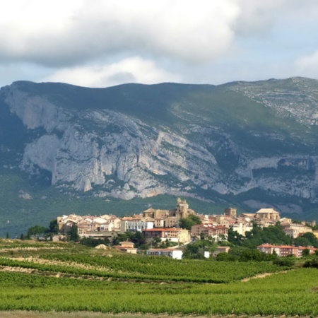 Blick von Laguardia, Álava (Baskenland)