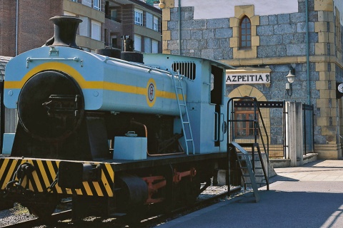 バスク鉄道博物館。アスペイティア。ギプスコア