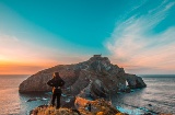 Veduta di Gaztelugatxe, Paesi Baschi