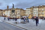 Plaza de la Virgen Blanca, a Vitoria Gasteiz (Álava, Paesi Baschi)