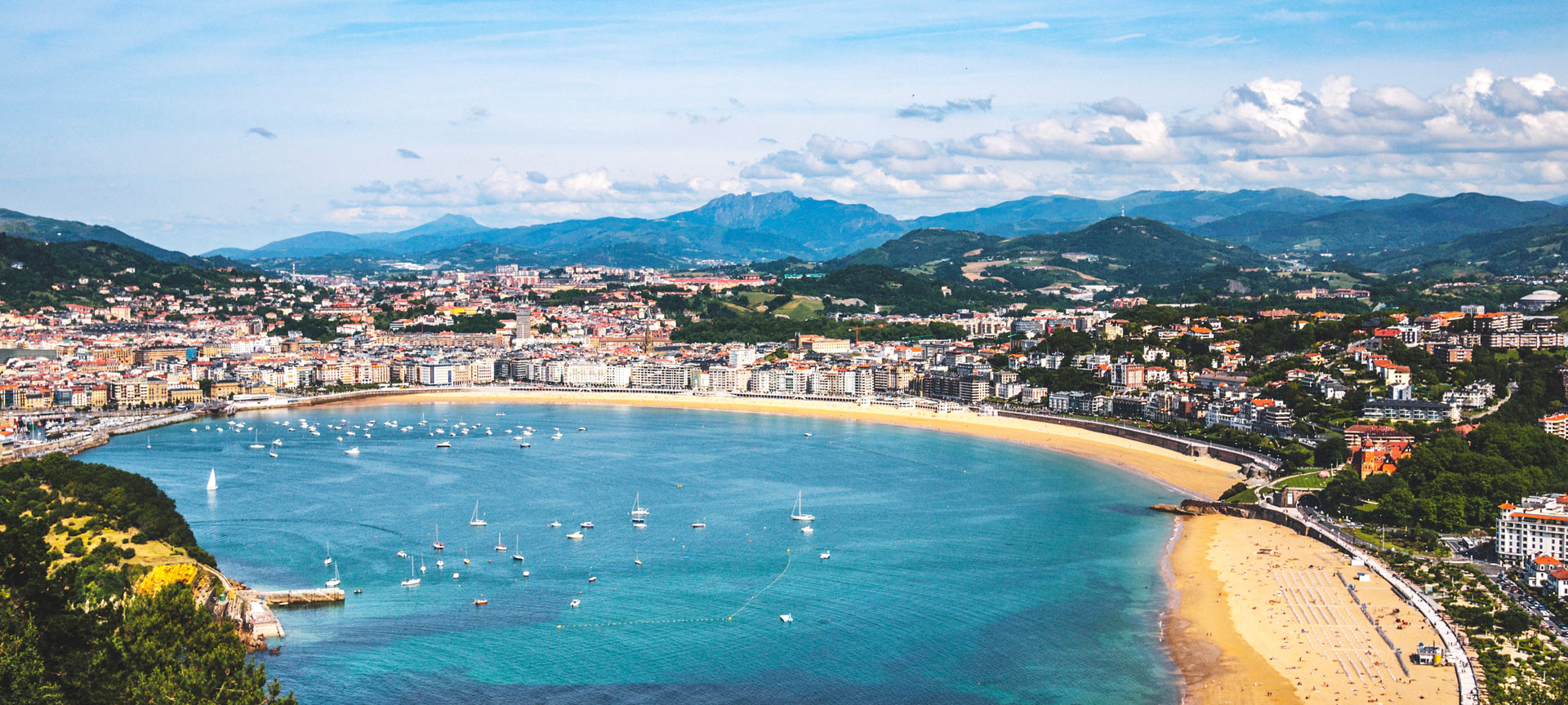 Veduta generale di Donostia-San Sebastián Veduta generale di Donostia-San Sebastián