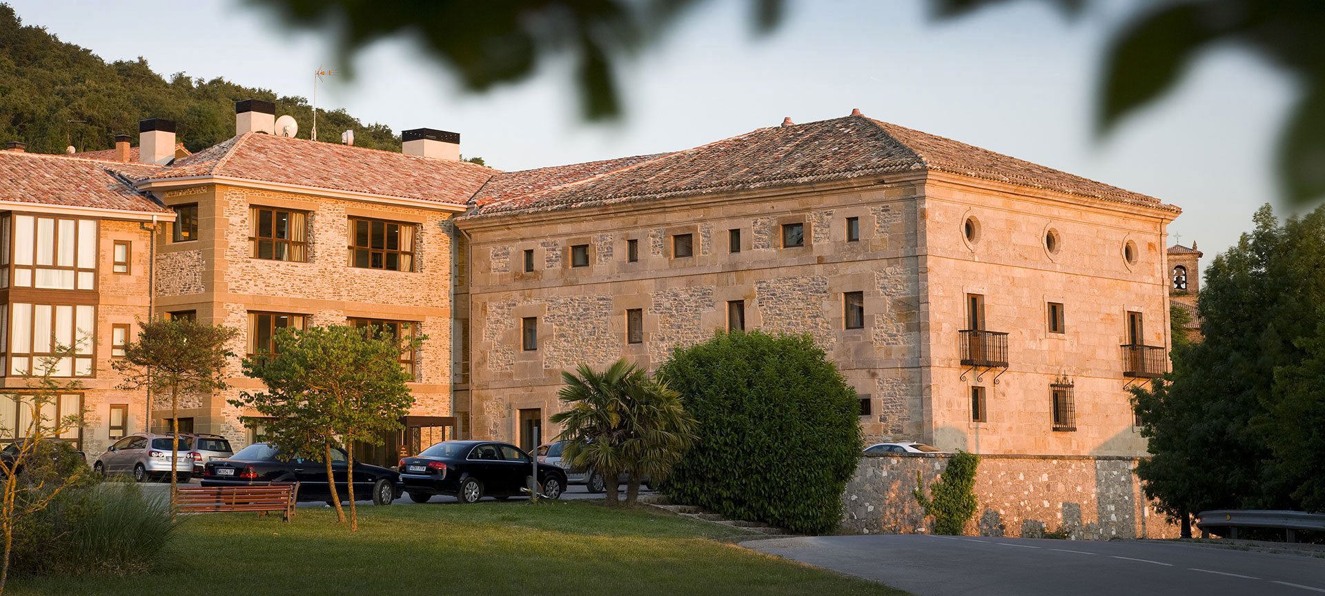 Blick auf das Parador de Argomaniz Blick auf das Parador de Argomaniz