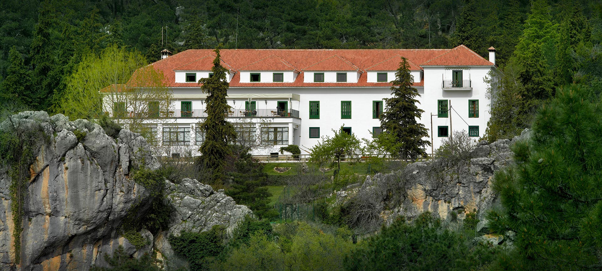Blick auf das Parador de Cazorla und Umgebung Blick auf das Parador de Cazorla und Umgebung