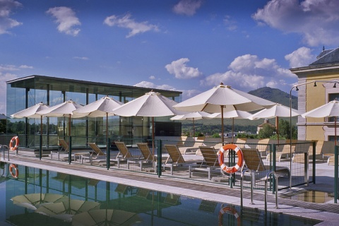 Piscina del Parador de La Granja