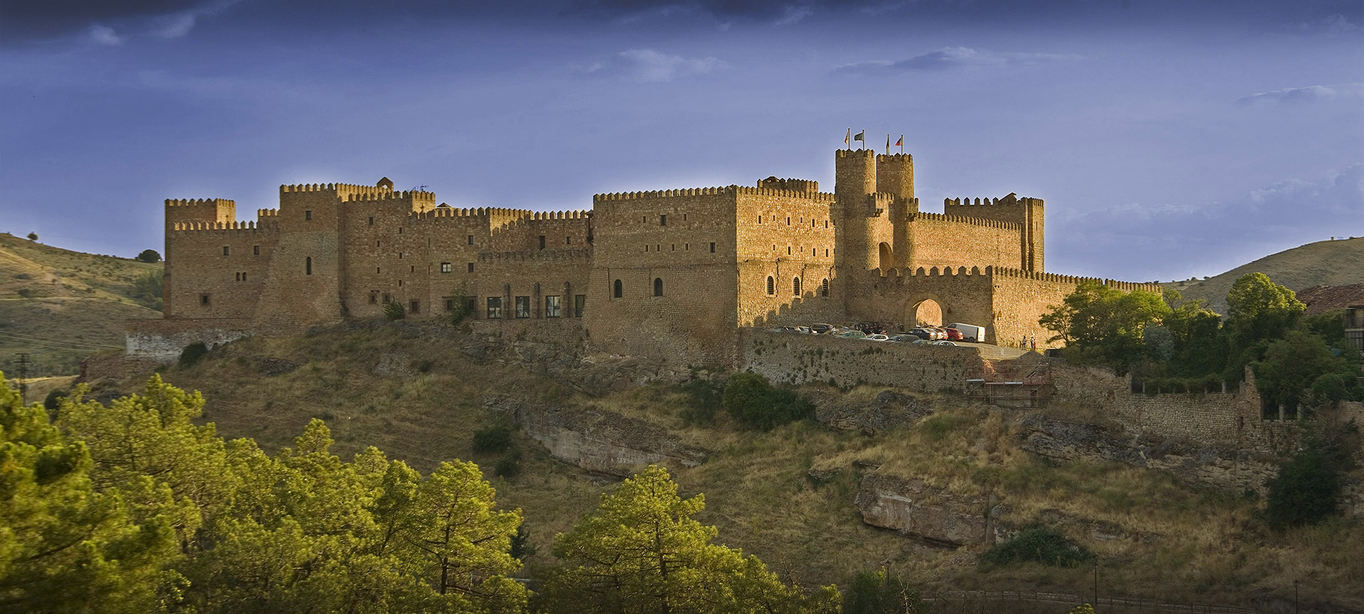 Vista externa do Parador de Sigüenza Vista externa do Parador de Sigüenza