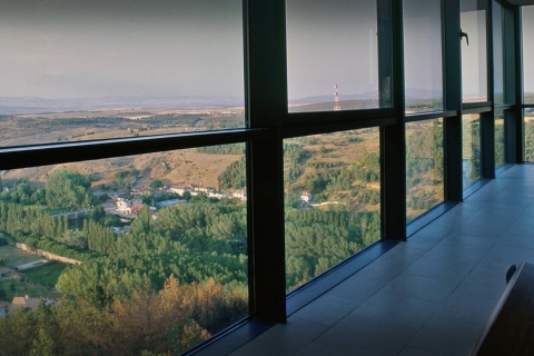 Veduta dalla terrazza interna del Parador de Soria