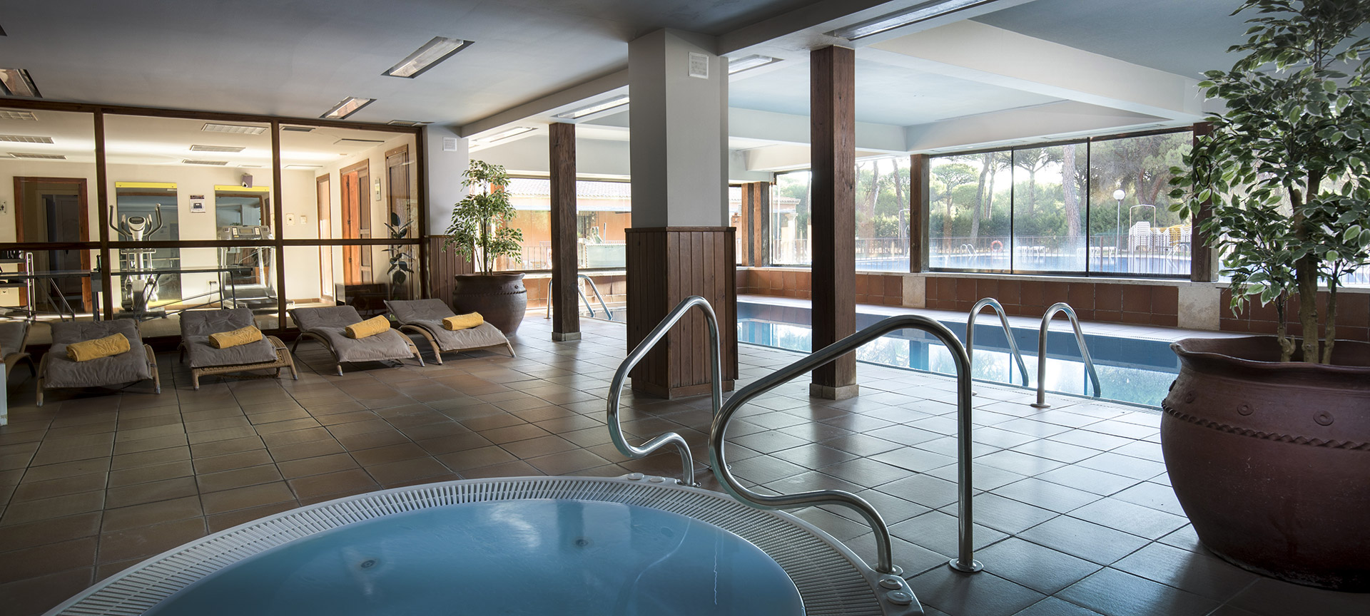 Veduta della struttura di Spa & Wellness del Parador de Tordesillas Veduta della struttura di Spa & Wellness del Parador de Tordesillas