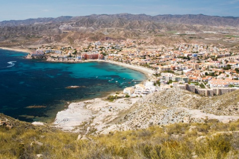 Praia de Calabardina, em Águilas (Múrcia)
