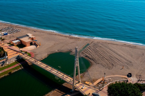 Spiaggia Castillo a Fuengirola, Malaga
