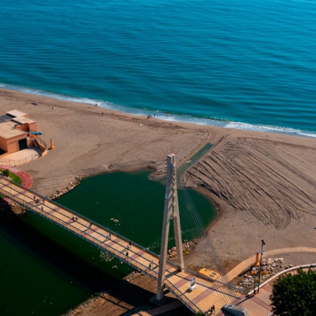 Spiaggia Castillo a Fuengirola, Malaga