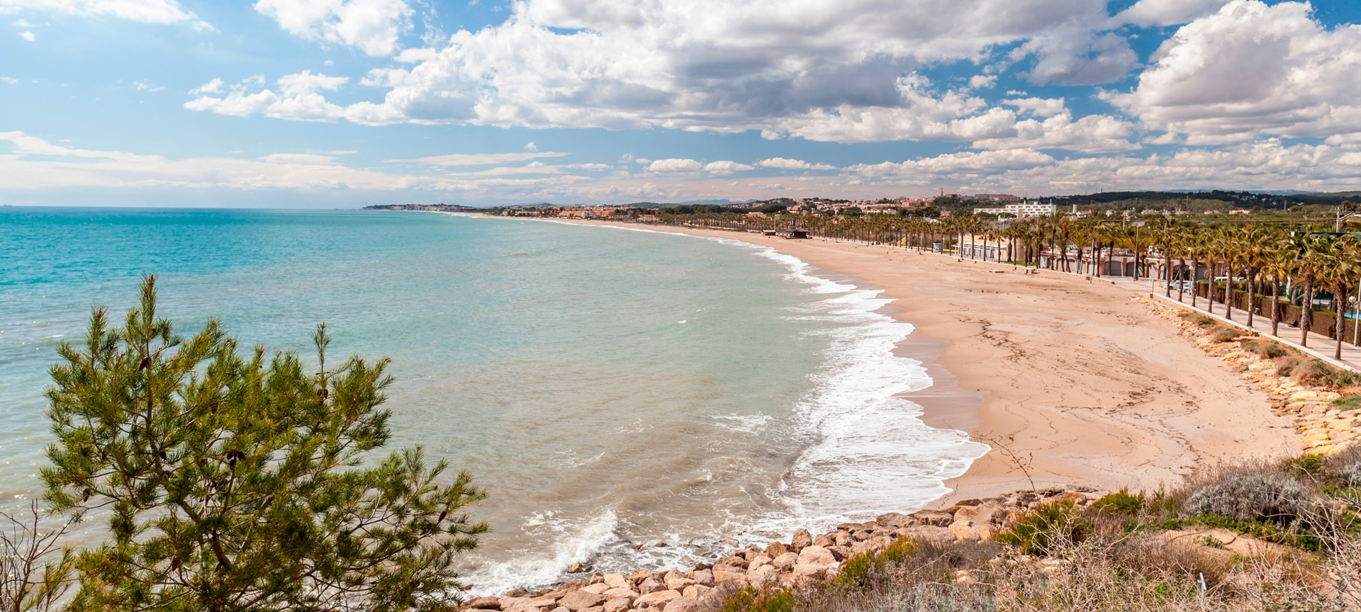 Praia de Creixell, em Tarragona (Catalunha) Praia de Creixell, em Tarragona (Catalunha)