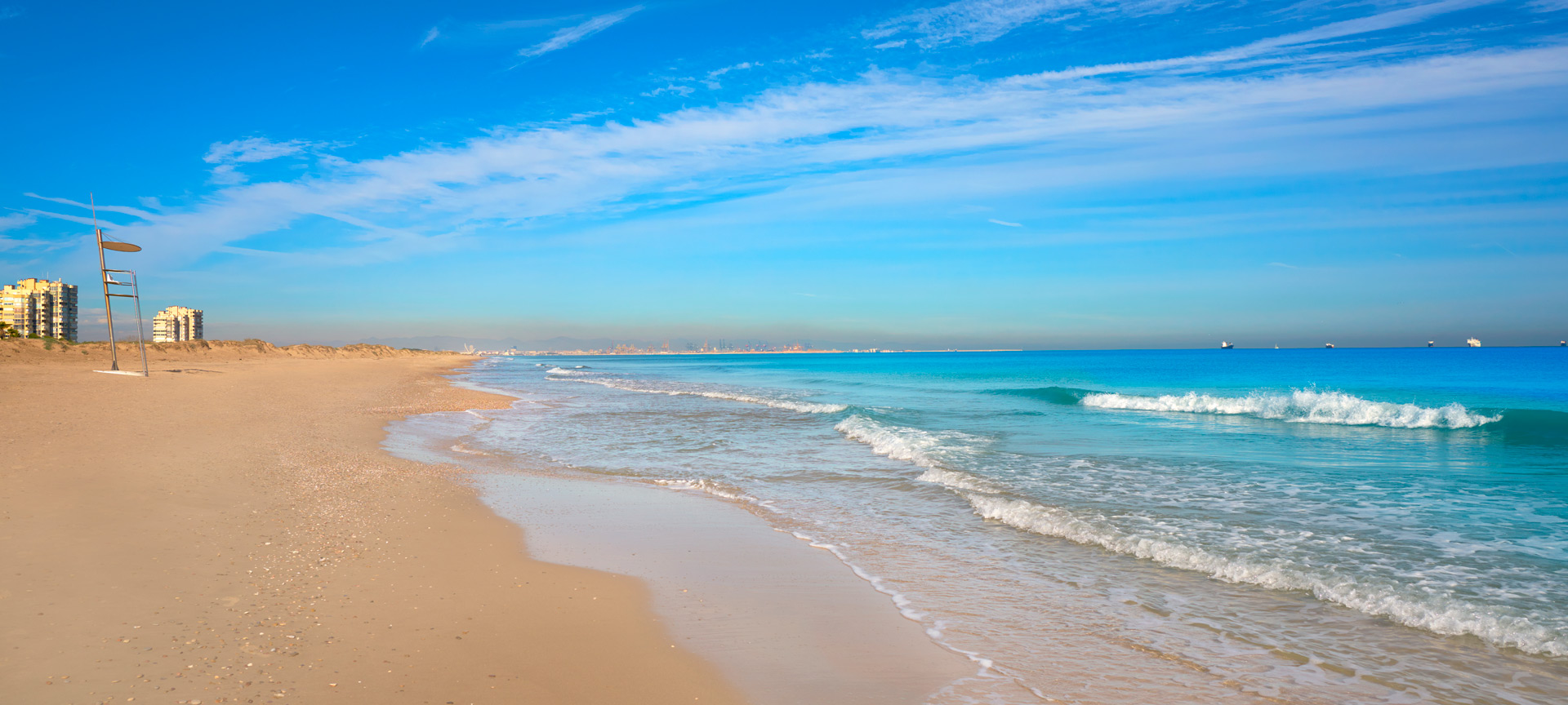 Spiaggia di El Saler a Valencia, Comunità Valenciana Spiaggia di El Saler a Valencia, Comunità Valenciana