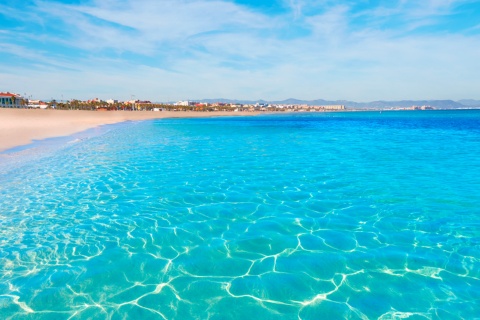 Plage de la Malvarrosa à Valence, Région de Valence