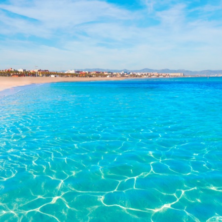 Spiaggia della Malvarrosa a Valencia, Comunità Valenciana