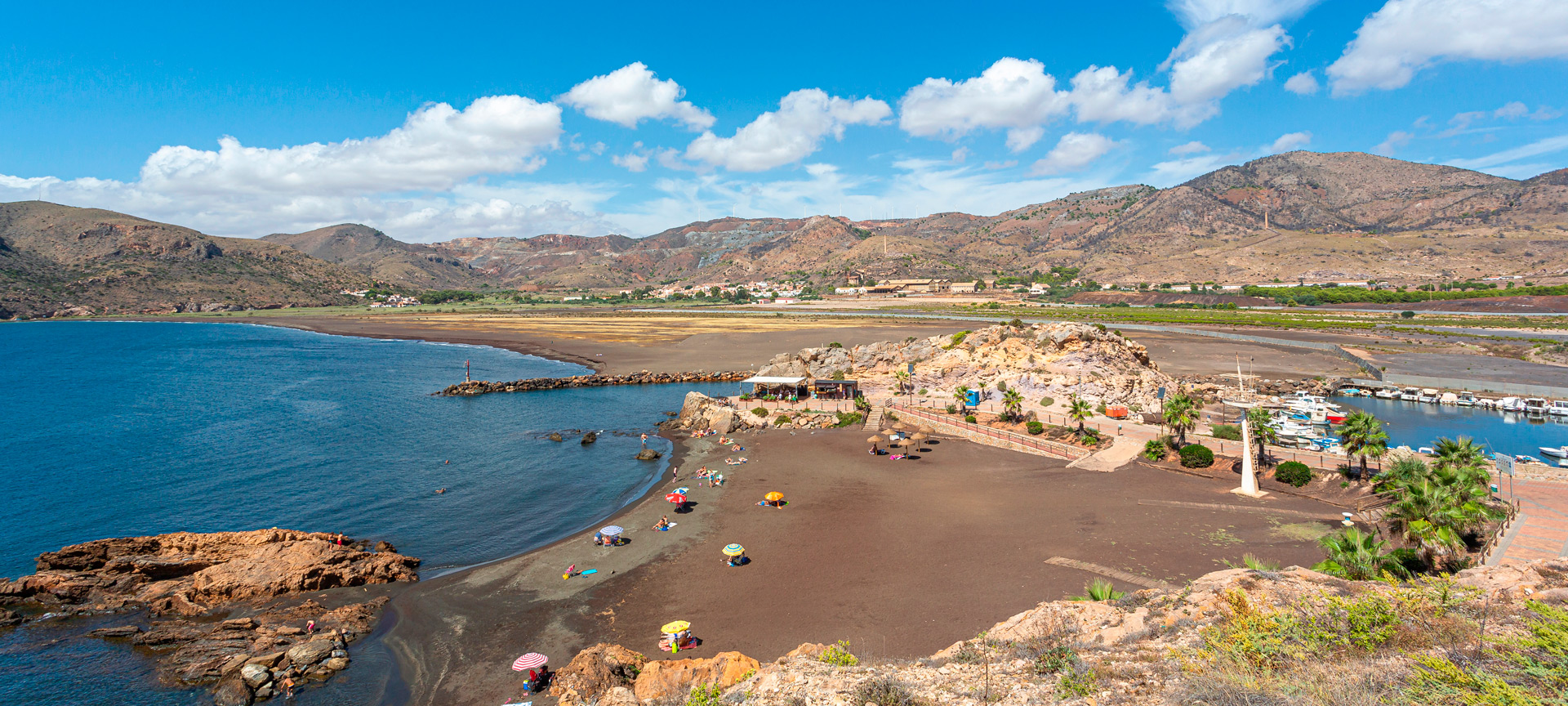 Praia de Portmán, em Múrcia Praia de Portmán, em Múrcia