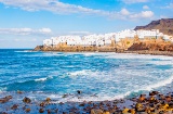Praia de San Felipe de Santa Maria de Guia, em Gran Canaria, Ilhas Canárias