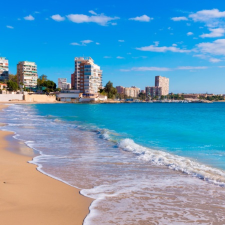 Spiaggia di San Juan ad Alicante, Comunità Valenciana
