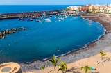 Praia de San Juan de Guía de Isora, em Tenerife, Ilhas Canárias