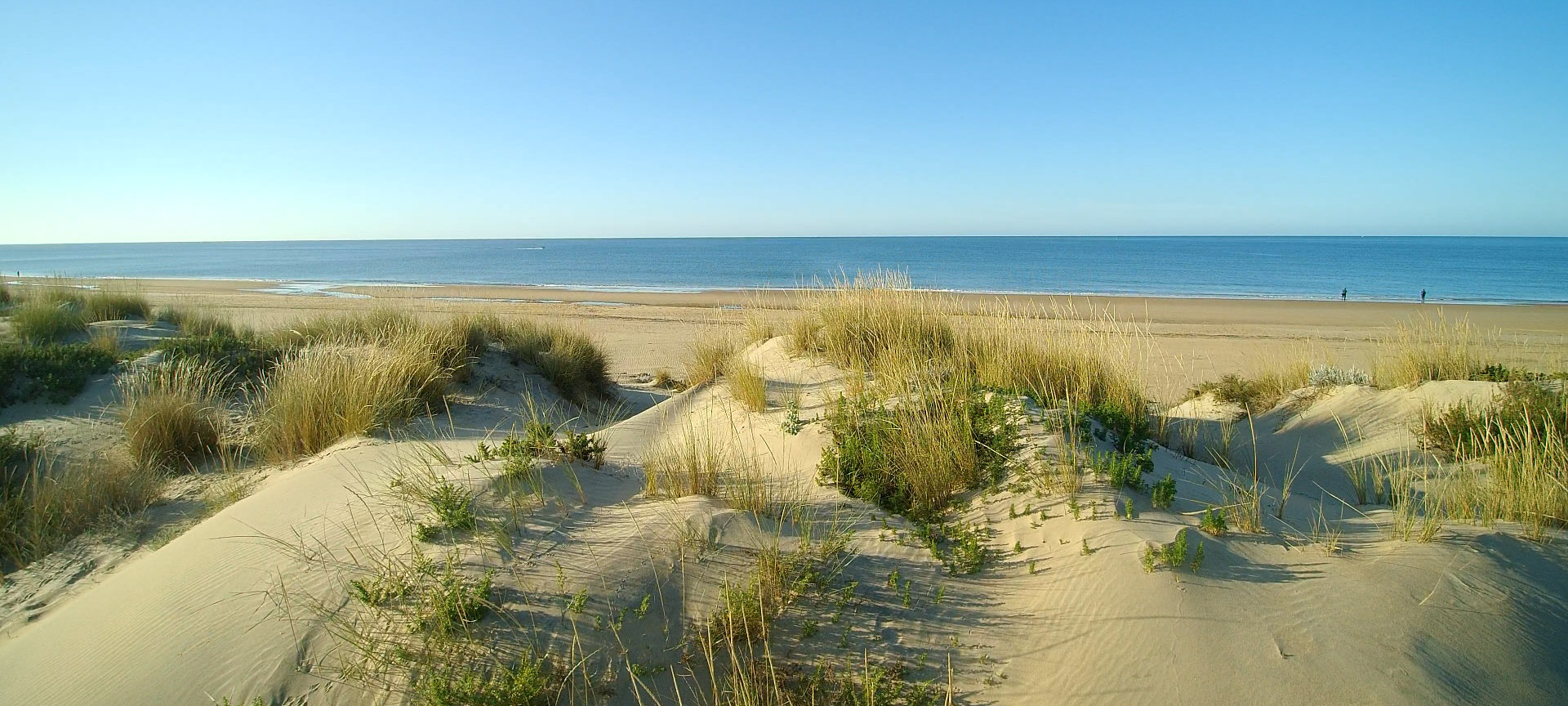 Strand Santa Pura de Lepe in Huelva, Andalusien Strand Santa Pura de Lepe in Huelva, Andalusien