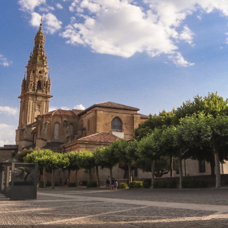 Veduta della cattedrale di Santo Domingo de la Calzada, a La Rioja