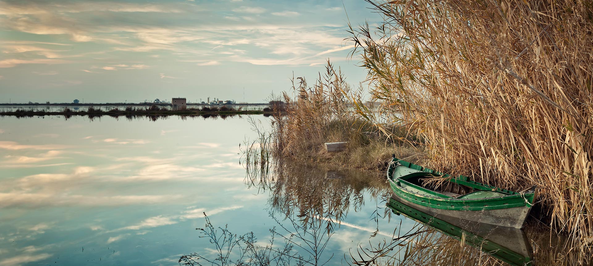 Vista de la Albufera de Valencia Vista de la Albufera de Valencia