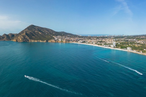 Panoramic view of L’Alfàs del Pí (Alicante, Valencian Community)