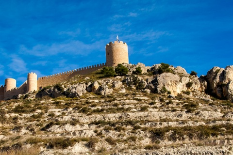 Zamek w Castalli. Alicante.