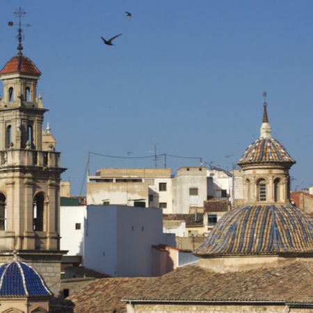 Veduta di Ontinyent, a Valencia (Comunità Valenciana)