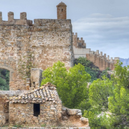 Veduta di Sagunto, a Valencia (Comunità Valenciana)