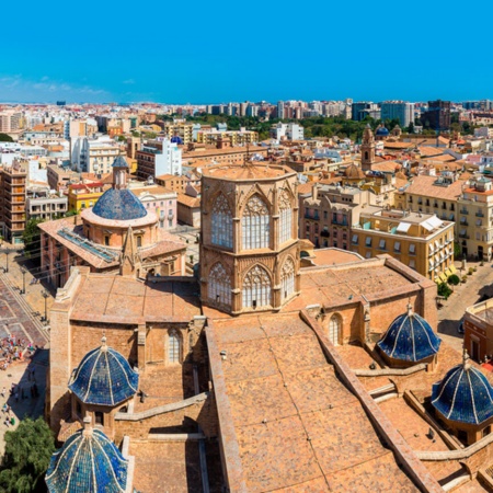 Veduta aerea di Valencia