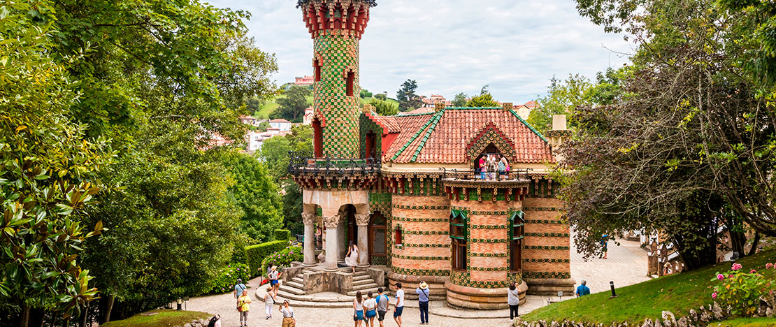 El Capricho de Gaudí en Comillas, Cantabria El Capricho de Gaudí en Comillas, Cantabria