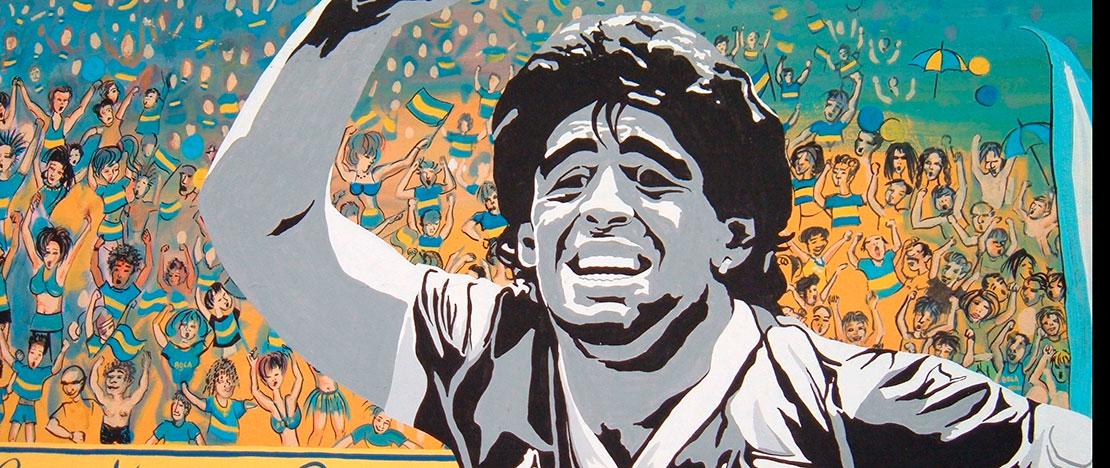 Graffiti de Diego Armando Maradona Graffiti de Diego Armando Maradona