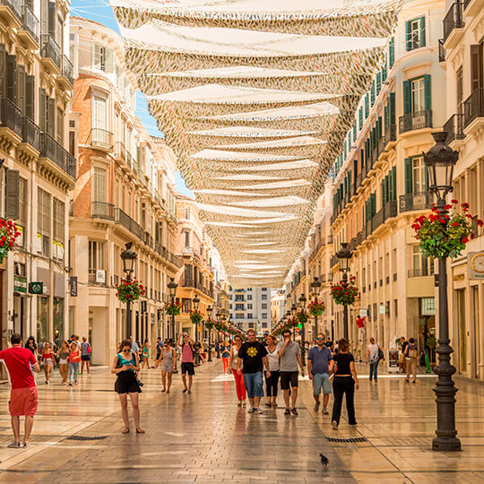 Calle Larios en Málaga Calle Larios en Málaga