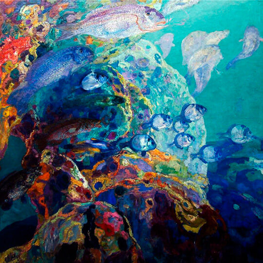 « Hermenegildo Anglada Camarasa - Grotte au fond de la mer » by irinaraquel is marked with CC PDM 1.0 