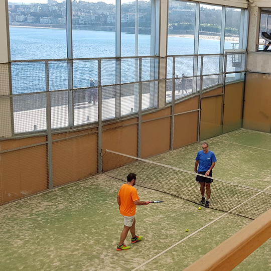 Instalações de padel do Real Clube de Tênis de San Sebastián Instalações de padel do Real Clube de Tênis de San Sebastián