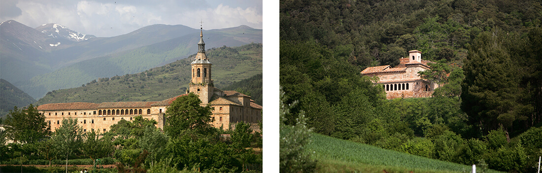 Monasterio de Yuso y Monasterio de Suso en La Rioja Monasterio de Yuso y Monasterio de Suso en La Rioja