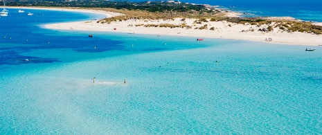 Praia Espalmador em Formentera