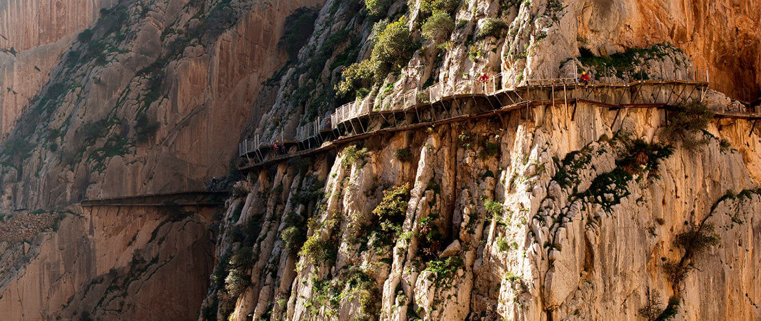 Pasarelas del Caminito del Rey en Málaga, Andalucía Pasarelas del Caminito del Rey en Málaga, Andalucía