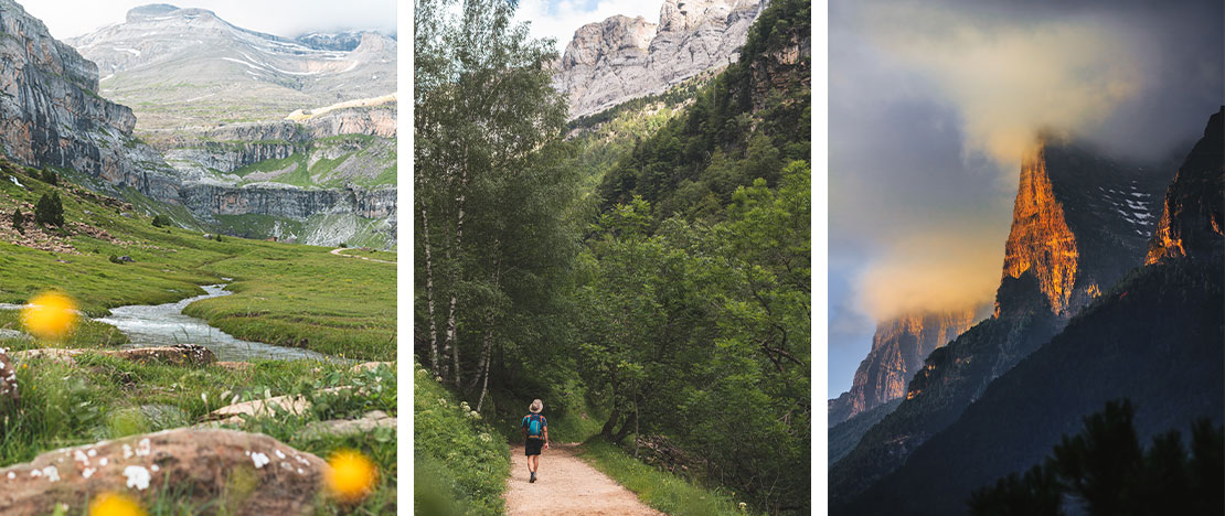 Images of the Cola de Caballo route in the Ordesa y Monte Perdido National Park in Huesca, Aragón Images of the Cola de Caballo route in the Ordesa y Monte Perdido National Park in Huesca, Aragón