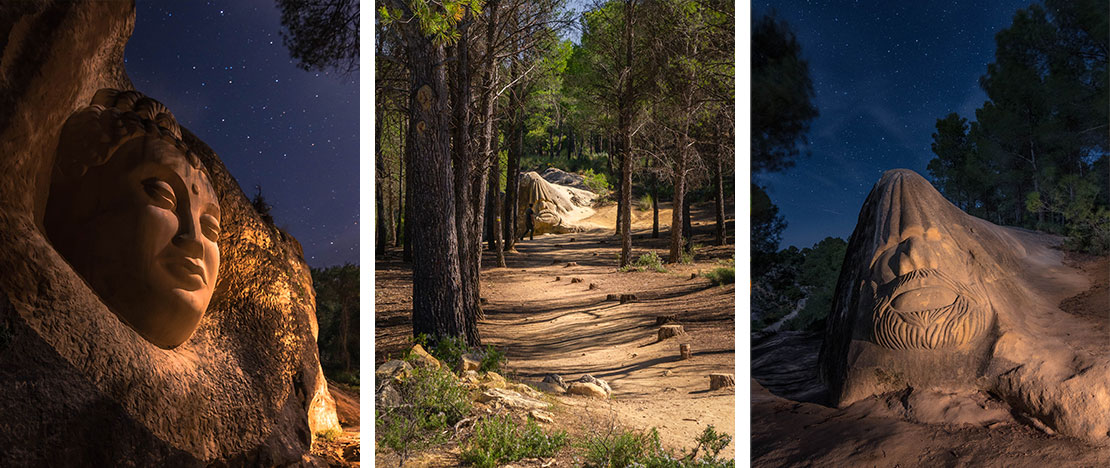Imágenes de la Ruta de las Caras de Buendía en Cuenca, Castilla-La Mancha Imágenes de la Ruta de las Caras de Buendía en Cuenca, Castilla-La Mancha